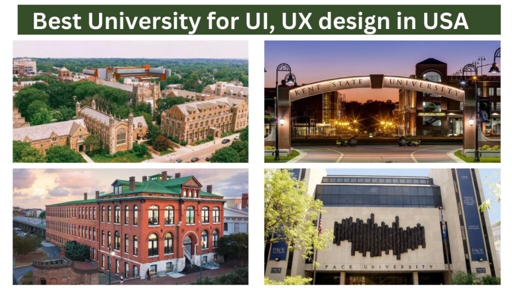 Best university for UI, UX design in USA