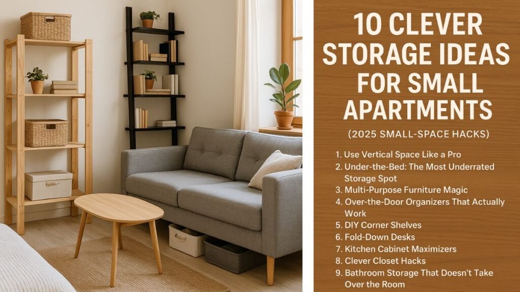 Storage Ideas for Small Apartments