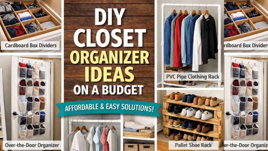 DIY Closet Organizer on a Budget