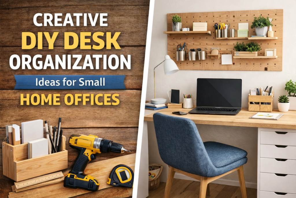 home office desk organization